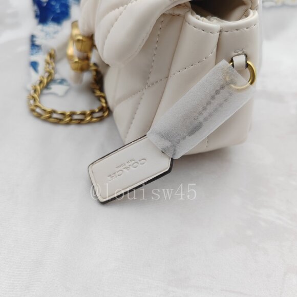 Coach tabby shoulder bag 20 with quilting - Picture 4 of 11